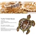thumbnail image 5 of VEEKI Trinket Box, Sea Turtle Shaped Hand Painted Rhinestones Hinged Treasure Box for Living Room24052894, 5 of 5