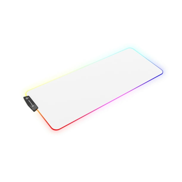rima mando Superficie lunar Rukario White RGB Gaming Mouse Pad | 15 Lighting Modes | Soft & Smooth  Microfiber | Waterproof | Extra Large Mousepad 31.5 x 11.8 inches | Glowing  LED Extended Mousepads | XL XXL Computer Desk Mat - Walmart.com