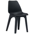 thumbnail image 3 of vidaXL Patio Chairs 2 Pcs Modern Dining Kitchen Chair for Outdoor Plastic, 3 of 16