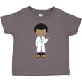 thumbnail image 3 of Inktastic African American Boy, Doctor, Boy Wearing Lab Coat Boys Toddler T-Shirt, 3 of 5