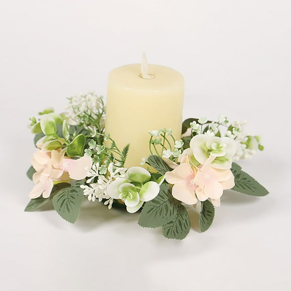 Boreal Craft Hydrangea Candle Rings Wreaths Floral Candle Ring Candlerings For Pillar Candle Party Flags for Adults Party Dress for Women plus Size Event Dress for Women Long Sleeve Party Flags 3x5