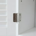 thumbnail image 5 of Luxen Home Shutter-Door Bathroom Over The Toilet Cabinet in White, 5 of 9