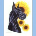 thumbnail image 3 of CafePress - Black Great Dane W/ Sunflowers Ash Grey T Shirt - Men's Classic Graphic T-Shirt, 3 of 4