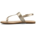 thumbnail image 2 of Journee Womens Gerra T-Strap Toe Ring Flat Sandals, 2 of 9