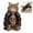 Black, variant on Cat Muscle Arms Hilarious 3D Printed Costume | Comfy Pet Shoulder Attachment for Feline Cosplay. Lightweight PLA Decoration, Black