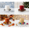 thumbnail image 4 of Hosley Set of 8, Clear Glass Pillar Candle Plates, 4 of 6