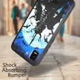 thumbnail image 2 of DALUX MetKase Hybrid Slim Phone Case Cover Compatible with Cricket Wireless Vision Plus (2022) - Blue Crow Warrior, 2 of 3