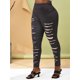 thumbnail image 1 of Leggings de impresión rasgados más Rosegal Leggings de talla grande, 1 of 5