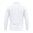 thumbnail image 4 of Trgacdwlo Mens Polo Shirt Breathable Long Sleeve Shirts for Men Quick Dry Moisture Wicking Golf Polo Shirt Men with Pocket White XL, 4 of 9