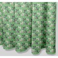 thumbnail image 3 of S4Sassy Green Chihuahua & Dot Dog Printed Bathroom Curtain Waterproof Shower Drapes-60 x 70 Inch, 3 of 5