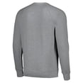 thumbnail image 3 of Unisex Homage Gray Los Angeles Lakers Holiday Tri-Blend Raglan Pullover Sweatshirt, 3 of 3