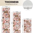 thumbnail image 4 of Poodle and Pioneer Flower Kitchen Rugs Sets Of 3,Kitchen Runner Rugs Non Skid Washable,Decorative Kitchen Floor Mats for Kitchen,Sink,Laundry,17"x30"+ 17"x47" + 17"x59", 4 of 6