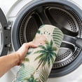 thumbnail image 6 of Area Rugs 4'x6'. Tropical Plant Carpet Runner Indoor Outdoor Rugs Home Decor Aesthetic, Summer Watercolor Boho Palm Tree on Linen Non Slip Mats Washable Accent Rug for Living Room Bedroom, 6 of 8