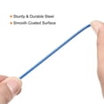 thumbnail image 3 of Uxcell Security Cable Coated Luggage Lock Wire Rope with Loop Clear Blue 3.3ft, 3 of 5