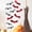 TZ176, variant on 12PCS Bats Wall Decor Stickers Halloween Black Red Decals Spooky Wall Decoration For Home Window Door Halloween Party halloween party decorations