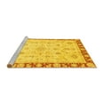 thumbnail image 2 of Ahgly Company Machine Washable Indoor Rectangle Abstract Yellow Modern Area Rugs, 6' x 9', 2 of 4