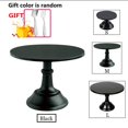 thumbnail image 1 of Cake Stand Home Party Dessert Table Display Rack Dessert Cake Tray Cold Meal Tea Break Table Afternoon Tea Center Rack Metal dangaotai- heise (M) 10 INCH-1PCS, 1 of 6