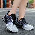 thumbnail image 3 of Women's Air Cushion Running Sneakers, Breathable Lace-Up Athletic Walking Shoes, 3 of 7