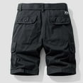 thumbnail image 3 of Mens Swimming Trunks Mens Beach Shorts Ndbuld Men's Plus Size Cargo Shorts Multi-Pockets Relaxed Summer Beach Shorts Pants Black XL, 3 of 3