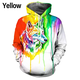 thumbnail image 3 of Sudadera con capucha para hombre nueva de otoño con estampado 3D de lobo y animales, jersey de lobo, moda urbana, sudaderas casuales de gran tamaño para hombre, 3 of 5