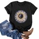 thumbnail image 4 of Gibobby Camiseta de manga corta para mujer Blusa mujer Túnica Viaje Mujer Camiseta manga corta CasualLoose Tee Tops(Negro,M), 4 of 5