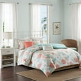 thumbnail image 2 of Gracie Mills Koreen 6-Piece Coastal Escape Cotton Sateen Bedding Ensemble GRACE-3111, 2 of 5