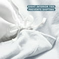 thumbnail image 6 of Bare Home Flannel Duvet Cover Set - 100% Flannel Cotton - Double Brushed - Full, White, 6 of 10