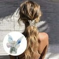thumbnail image 4 of Butterfly Hair Claw Clips - Non-slip Hair Jaw Clips Strong Hold Claw Clipblue, 4 of 5