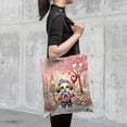 thumbnail image 4 of Happy Valentine’s Day Adorable Havanese Puppy Holding Heart Balloon All Over Print 3D Canvas Tote Bag Havanese Dog Lover Gifts Idea Reusable Handbag - 00030, 4 of 5