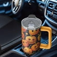 thumbnail image 5 of Halloween Mug, Spooky Witch Bat Cup with Handle and Straw 30oz, Insulated Coffee Tumbler Travel Gift, 5 of 5