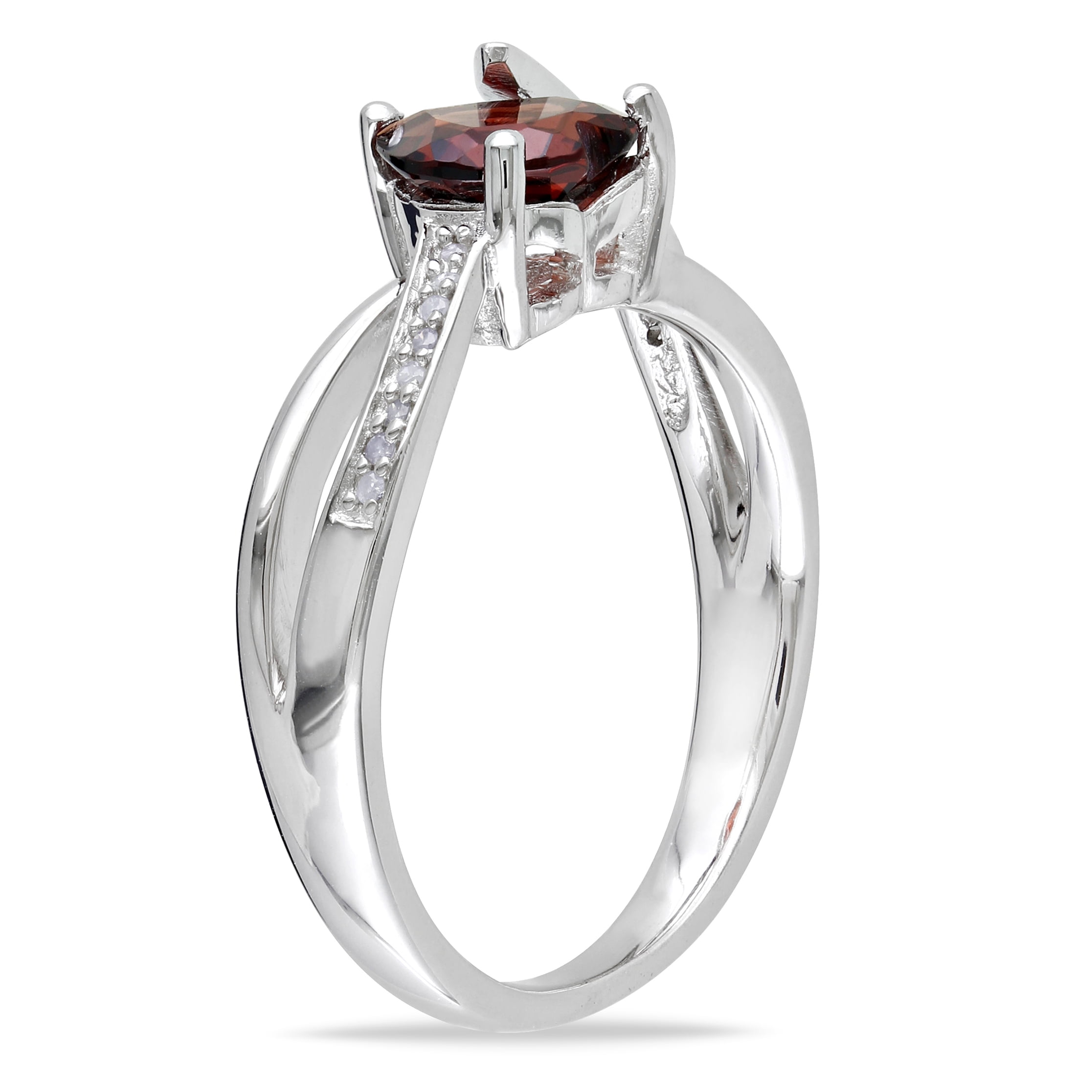 Everly Women's Garnet Sterling Silver Ring