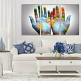 thumbnail image 3 of 3 Panel World A Pair Of Hands Canvas Painting Wall Art For Home Decor, 3 of 8