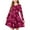 #0249-Wine, variant on Big Girls Long Sleeve Round Neck Dress Valentine Print Comfortable Stretch Fabric Ballet Practice Outfit for 4 to 14 Years Old Kids Dance Class Training