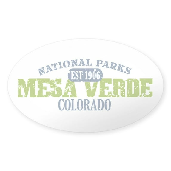 CafePress - Mesa Verde Colorado - Sticker (Oval)