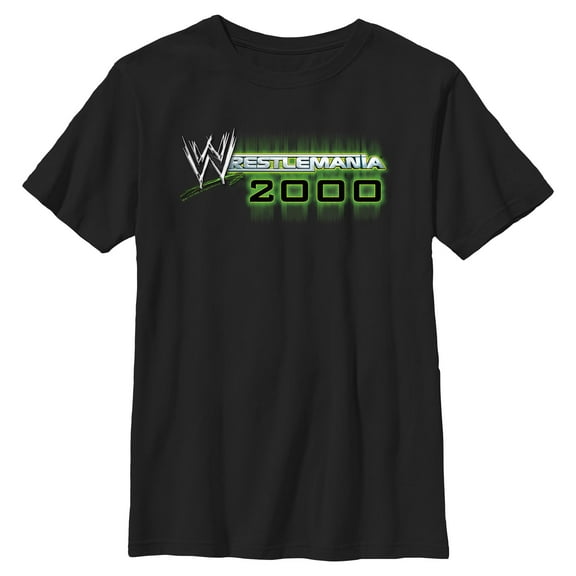 Boys WWE Neon Logo 2000 T Shirt