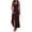 DT-Wine, variant on Women's Asymmetric Hem Maxi Dress-Sleeveless-Fit & Flare-Rayon-for Beach Vacation/Summer Party-Flowy Asymmetric