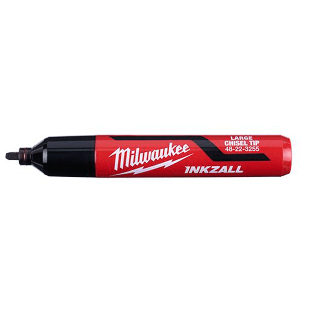 Milwaukee-48-22-3250 INKZALL 3PC Large Chisel Tip Black Marker
