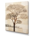 thumbnail image 2 of Designart "Minimalist Beige African Tree I" Tree African Wall Decor, 2 of 7