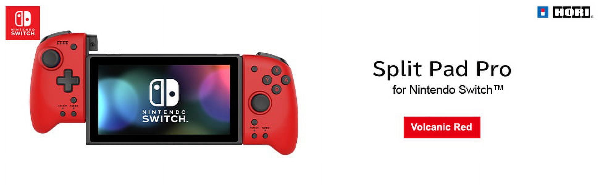 Hori Nintendo Switch Split Pad Pro (Red) Ergonomic Controller for Handheld  Mode - Officially Licensed By Nintendo