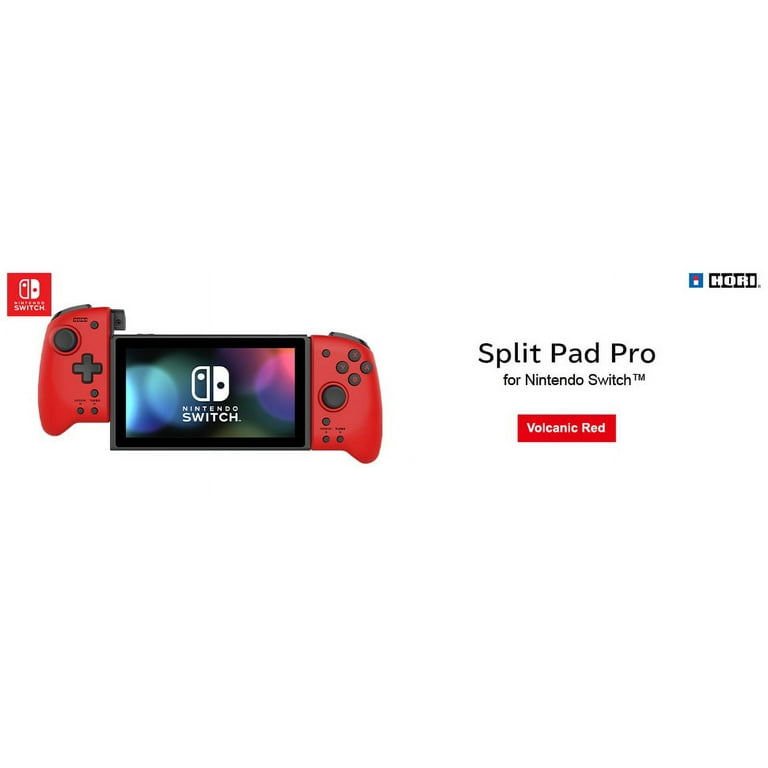 Hori - Red, Ergonomic, Nintendo Switch Split Pad Pro, Hand-Held Mode, Video  Game Controller 