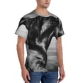 thumbnail image 5 of Rocae Running Horse for Men's Moisture-Wicking Crew Tee - T-Shirt for Sports, Outdoor Activities, and Casual WearSmall, 5 of 9