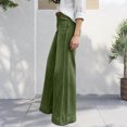 thumbnail image 6 of JUUNthy Womens Flare Jeans, High Waist Loose Casual Wide Leg Fashion Denim Trousers with Pockets Brown XL, 6 of 14
