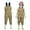 Khaki, variant on Ghosthorn Chest Waders for Kids Waterproof Youth Waders for Hunting Fishing Waders with Boots nylon Waders for Children