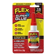 Flex Seal, Super Glue Liquid, 15-Gram Bottle - Bonds Instantly, Extremely Durable, Clear