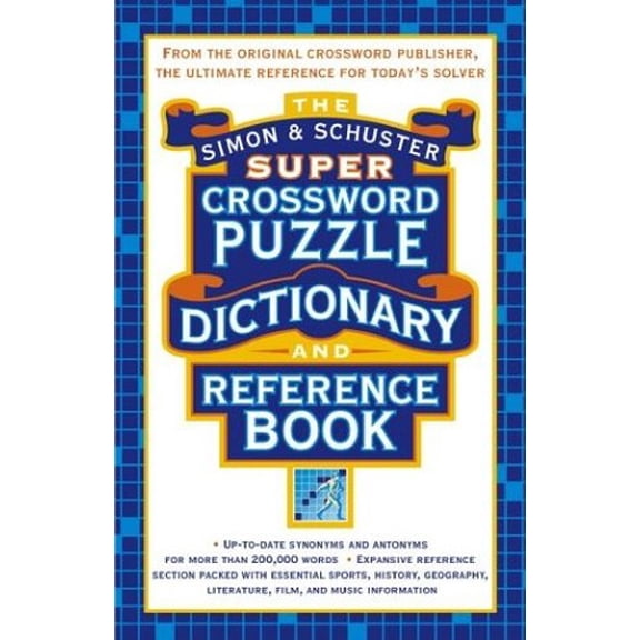 Pre-Owned Title: The Simon Schuster Super Crossword Puzzle Diction Paperback