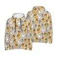 thumbnail image 6 of Bingfone Music Dancing Cat Men's Drawstring Hoodie Long Sleeve Pocket Sweatshirts-3X-Large, 6 of 6