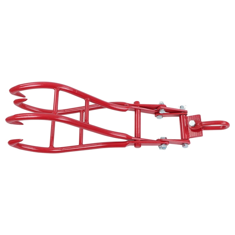 Felled Timber Claw Hook, 28in - Log Lifting Tongs Heavy Duty Grapple T