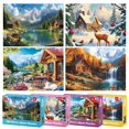 thumbnail image 2 of Puzles BraniacBits Four Seasons Scenery, 100 piezas, para niños de 5 a 8 años, 2 of 7