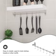 thumbnail image 3 of unbranded Estante De Cocina De Montaje En Pared En Acero Plateado Con Para Organización Fácil, 3 of 8