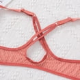 thumbnail image 5 of FITORON Wireless Bra Front Closure for Women Seamless Orange Quilted Wirefree Bra Comfy Lounge and Sleep Bra No Underwire,Size 4XL, 5 of 8
